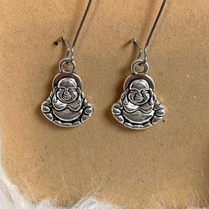 Buddha Stainless Steel Handmade Earrings